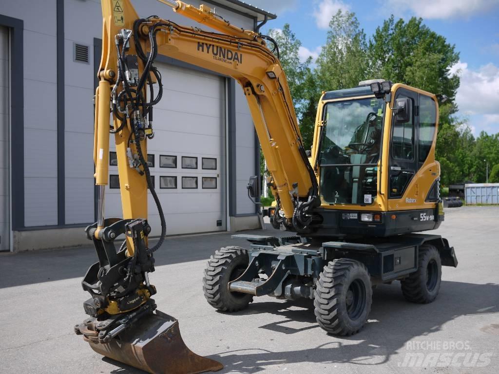 Hyundai R 55W-9A Bagri na kolesih