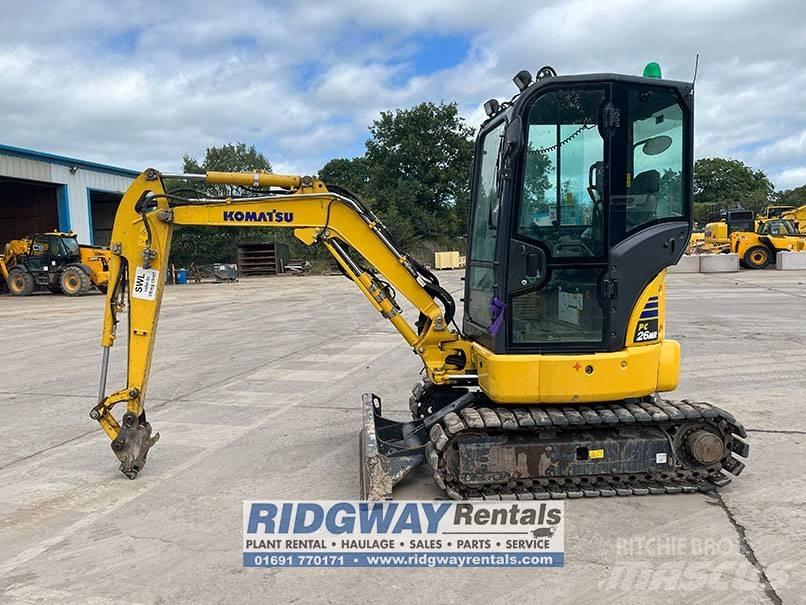 Komatsu PC 26 MR-5 Mini bagri <7t