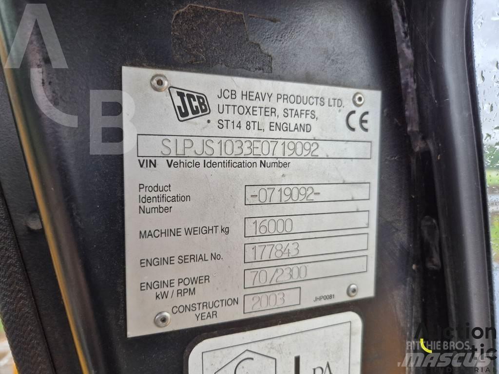 JCB JS 160 W Bagri na kolesih