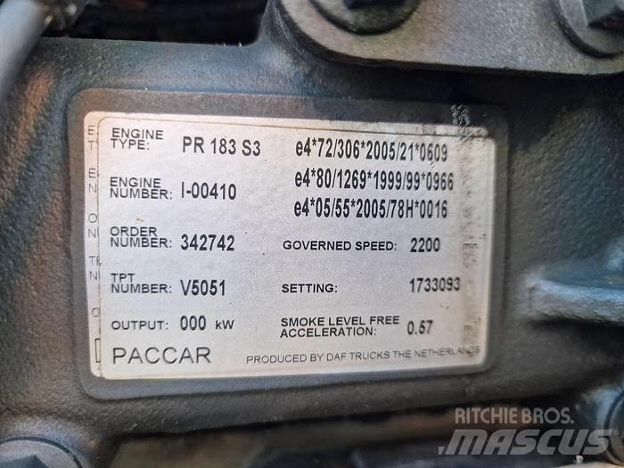 Paccar PR 183 S3 Transport - drugo