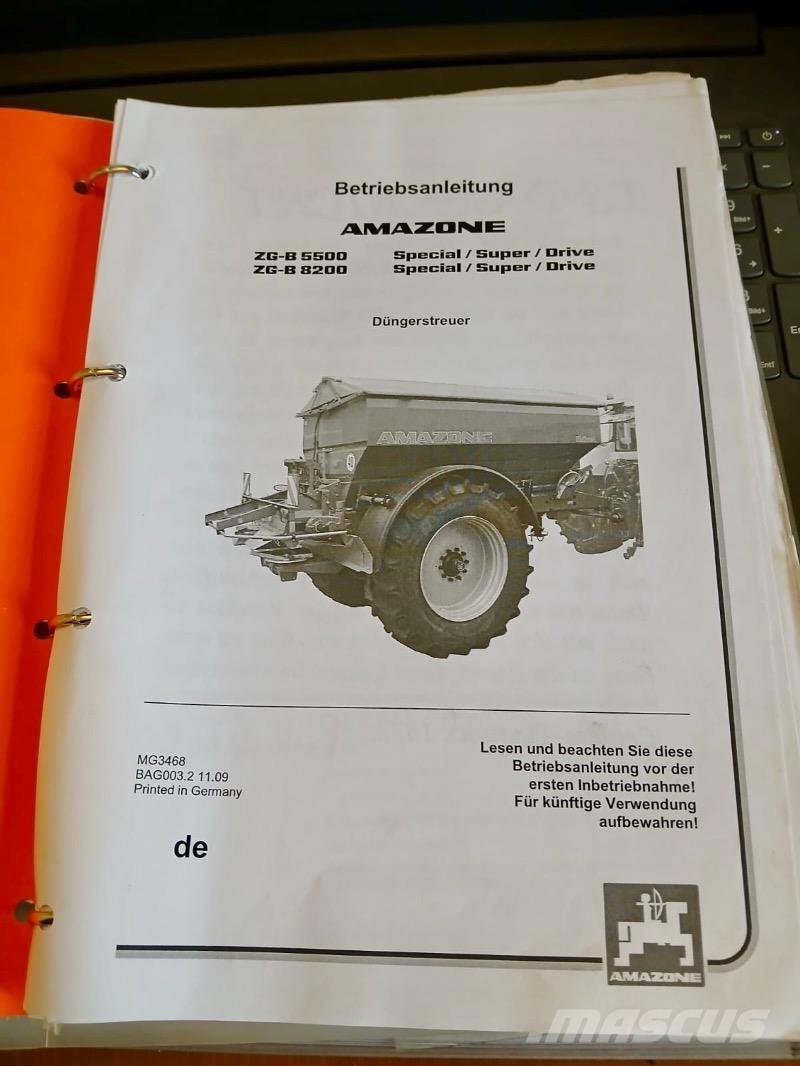 Amazone ZG-B 5500 Trosilniki mineralnega gnojila