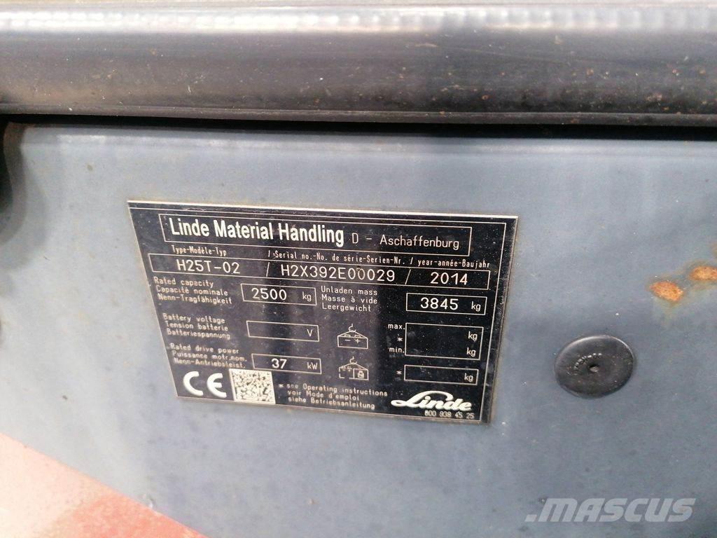 Linde H25T-02 Plinski viličarji