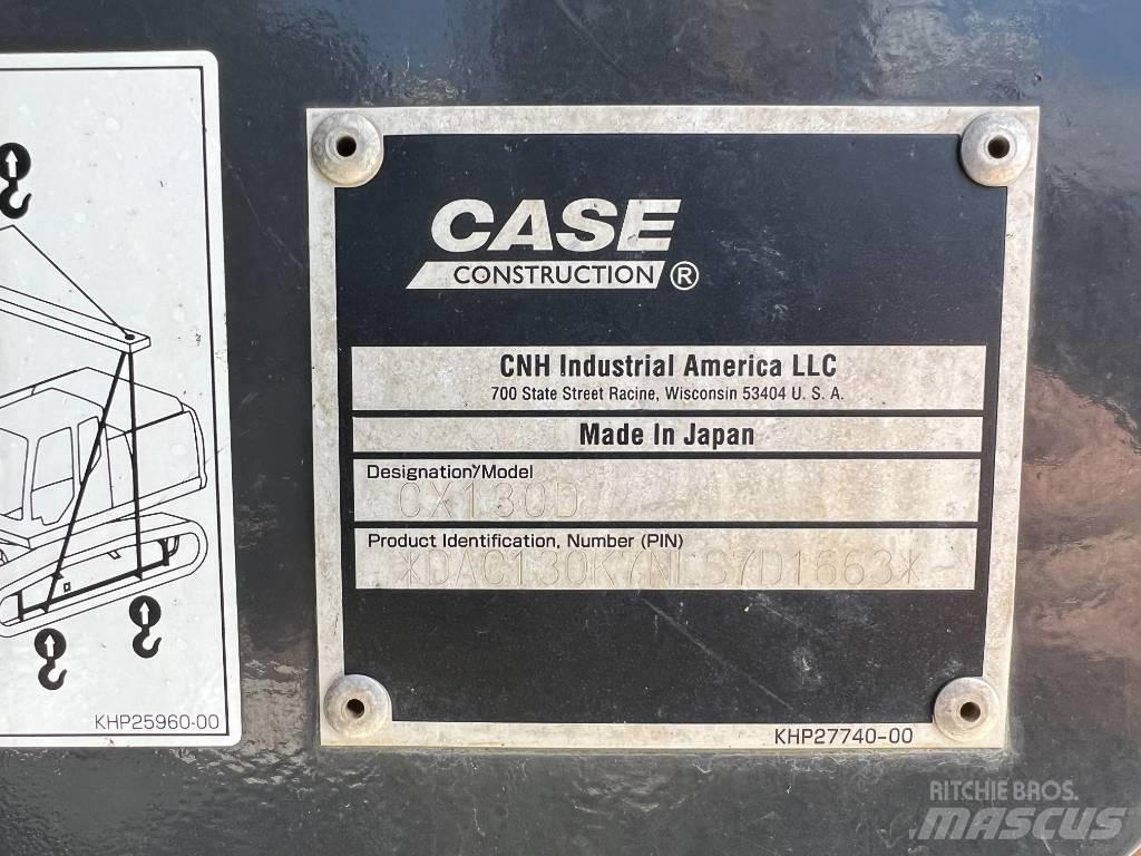 CASE CX 130 D Bagri goseničarji