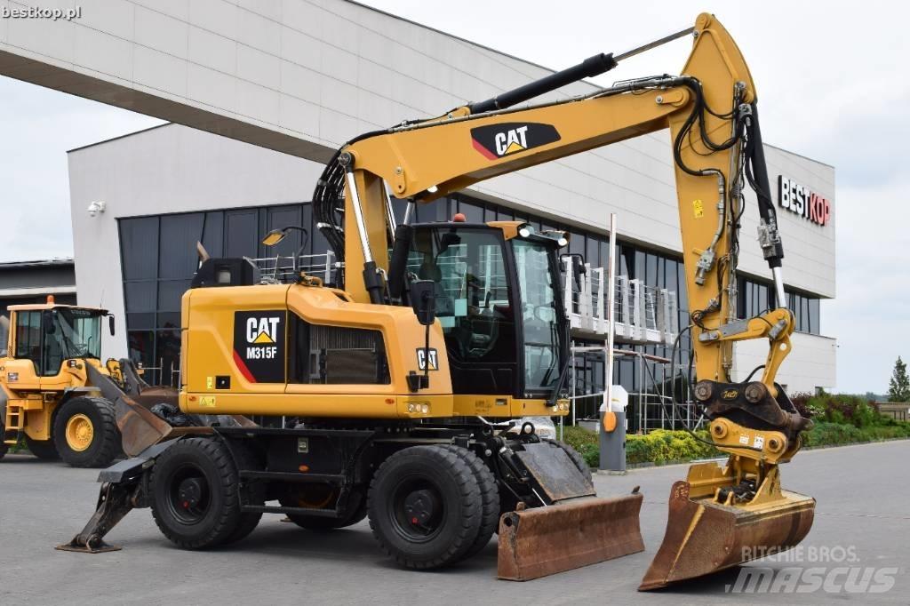 CAT M 315 F Bagri na kolesih
