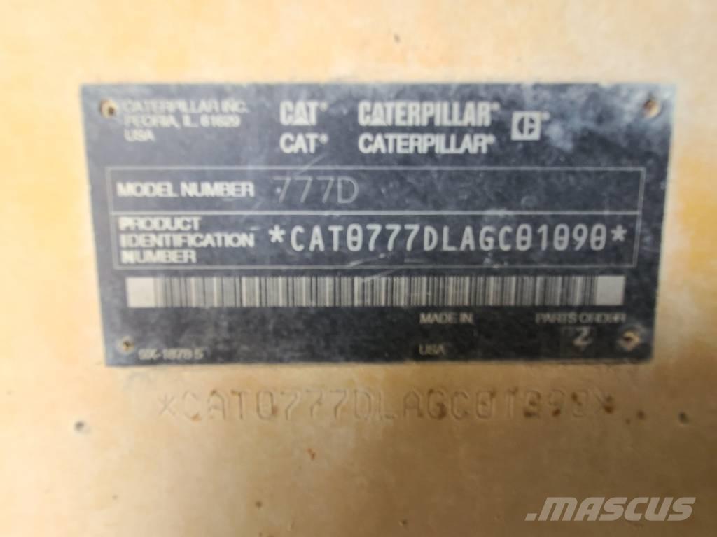 CAT 777D Zglobni demperji