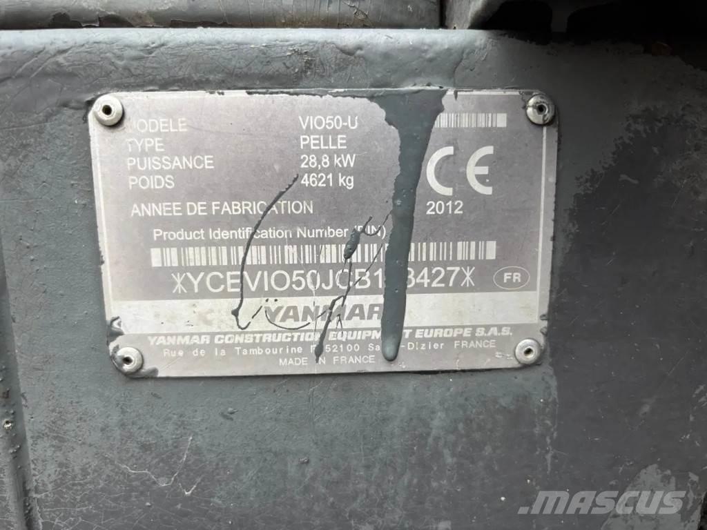 Yanmar VIO50-U Mini bagri <7t