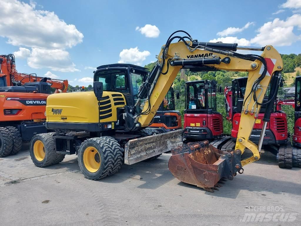 Yanmar B 95 W Bagri na kolesih