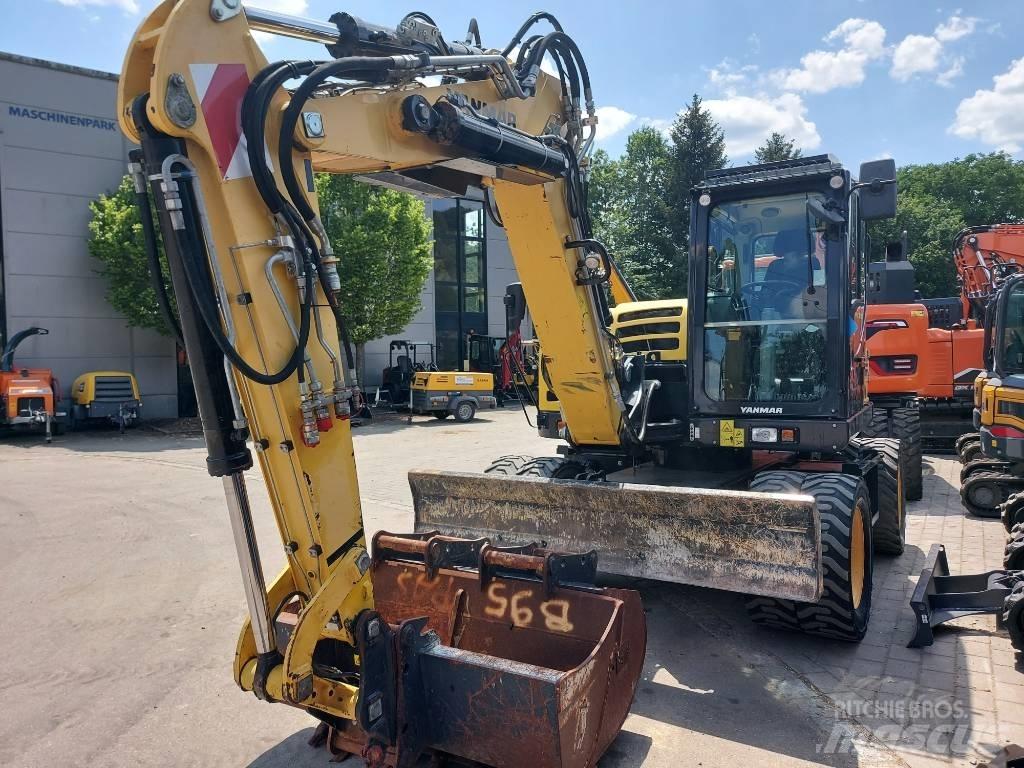 Yanmar B 95 W Bagri na kolesih