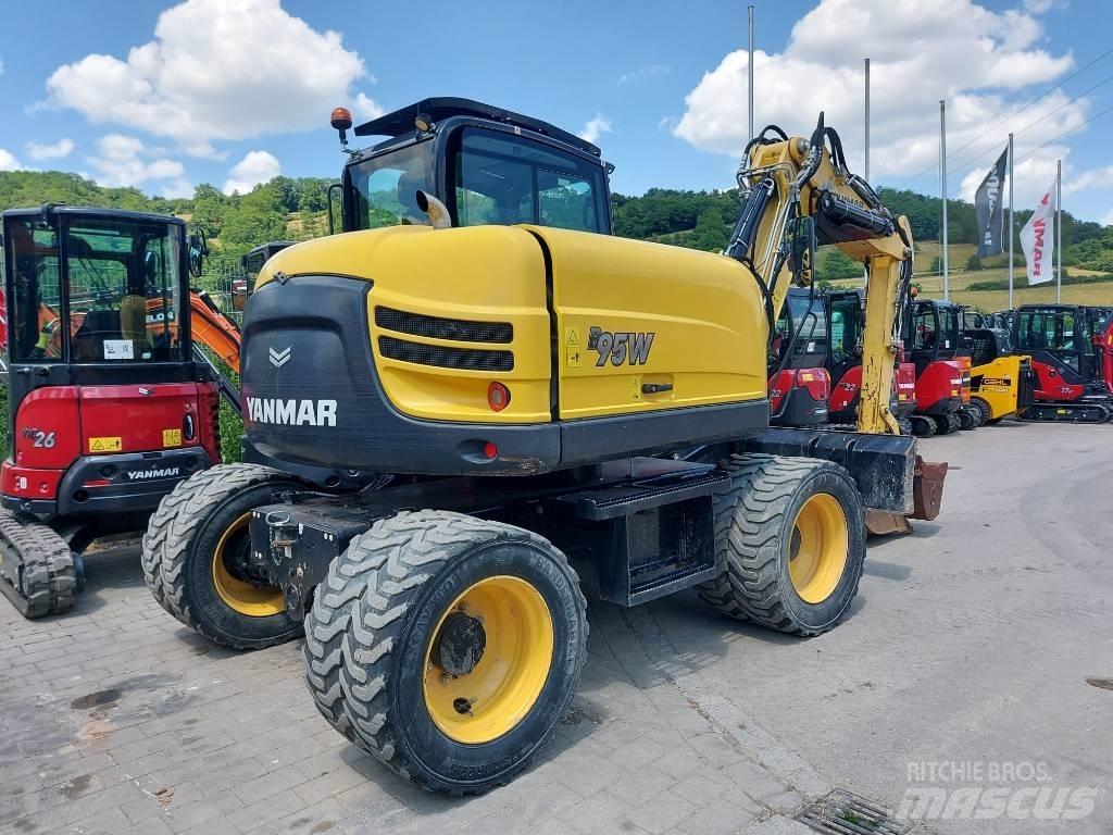 Yanmar B 95 W Bagri na kolesih