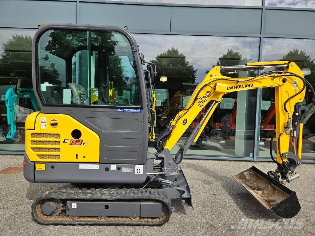 New Holland e18c Mini bagri <7t