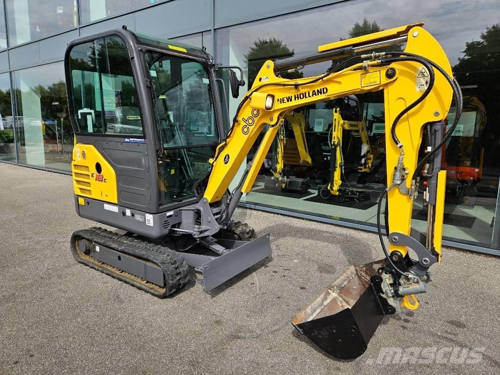 New Holland e18c Mini bagri <7t