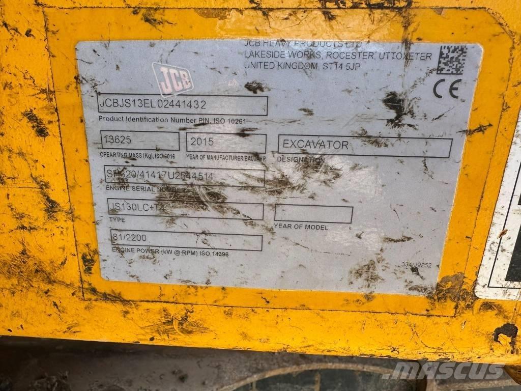 JCB JS 130 LC Bagri goseničarji