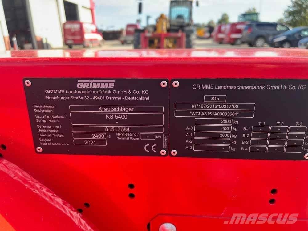 Grimme KS 5400 Oprema za pridelovanje krompirja - Drugo