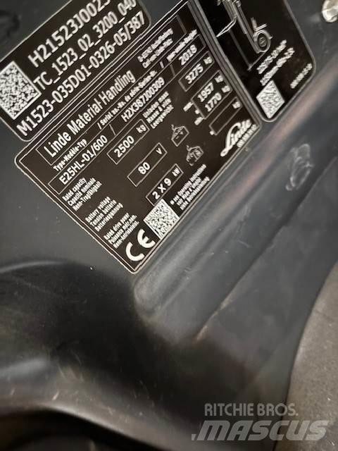 Linde E25/600HL Električni viličarji