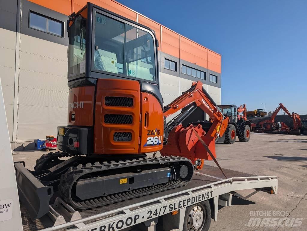 Hitachi ZX 26 U-6 Mini bagri <7t