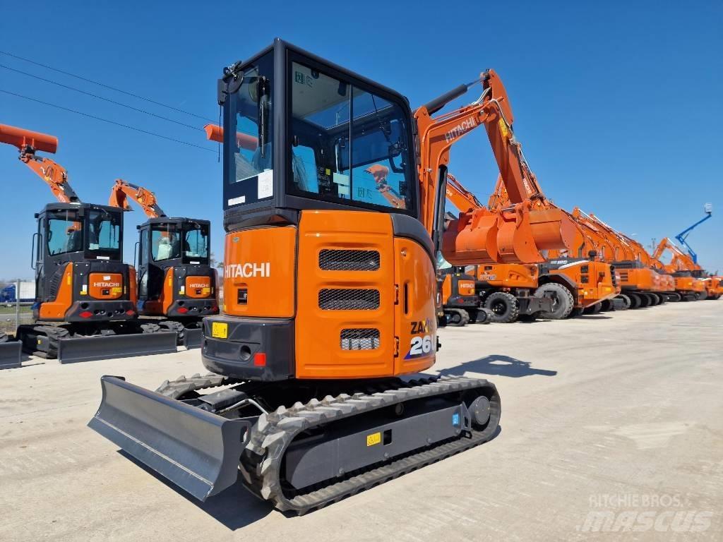 Hitachi ZX 26 U-6 Mini bagri <7t