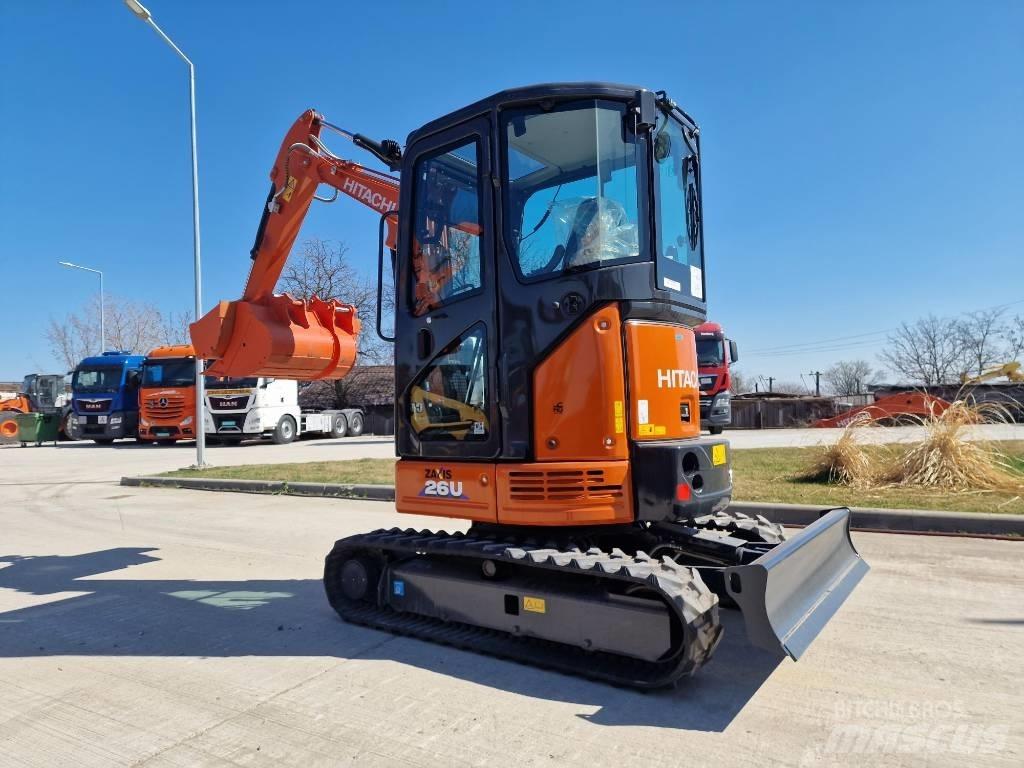 Hitachi ZX 26 U-6 Mini bagri <7t
