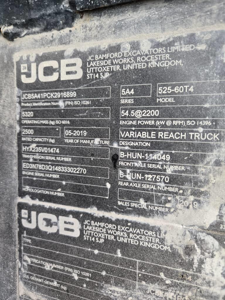 JCB 525-60 Teleskopski viličarji