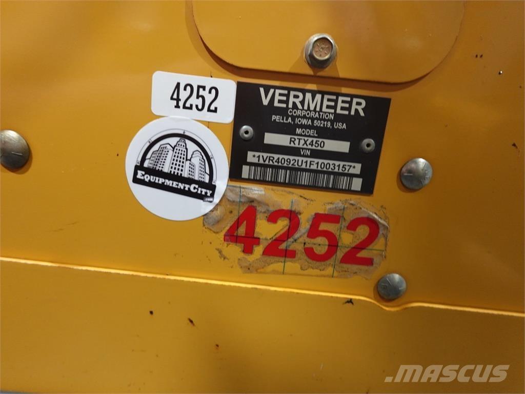 Vermeer RTX450 Freze za kopanje jarkov Trenčerji