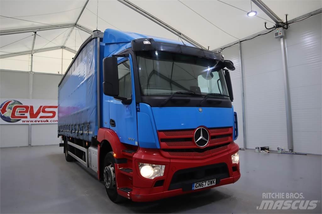 Mercedes-Benz ANTOS 1824 Tovornjaki s ponjavo
