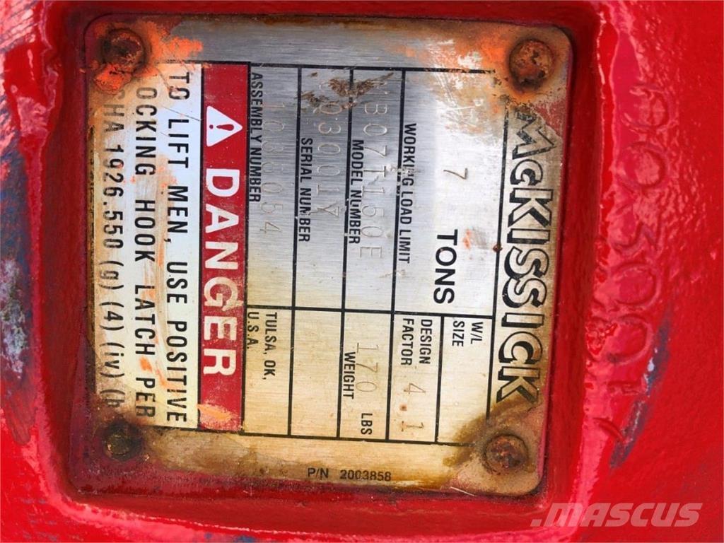  McKissick Rezervni deli in oprema za dvigala