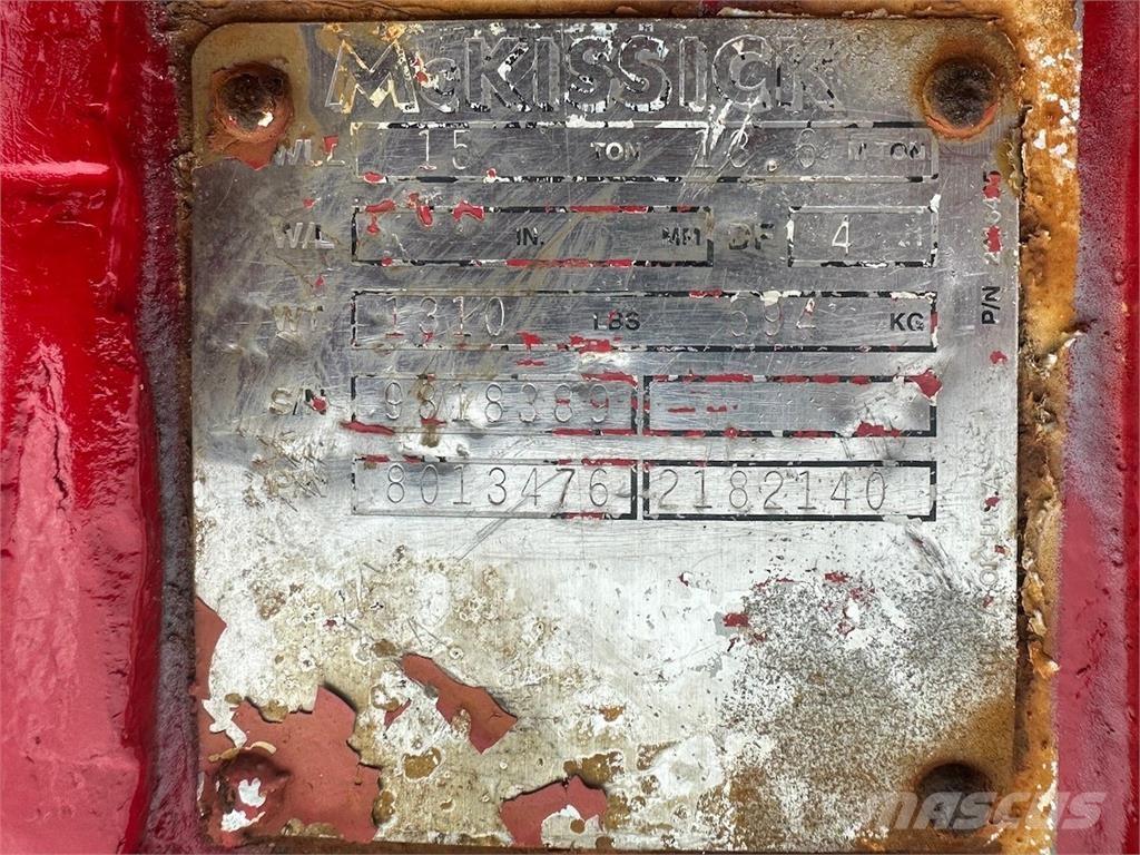  McKissick Rezervni deli in oprema za dvigala