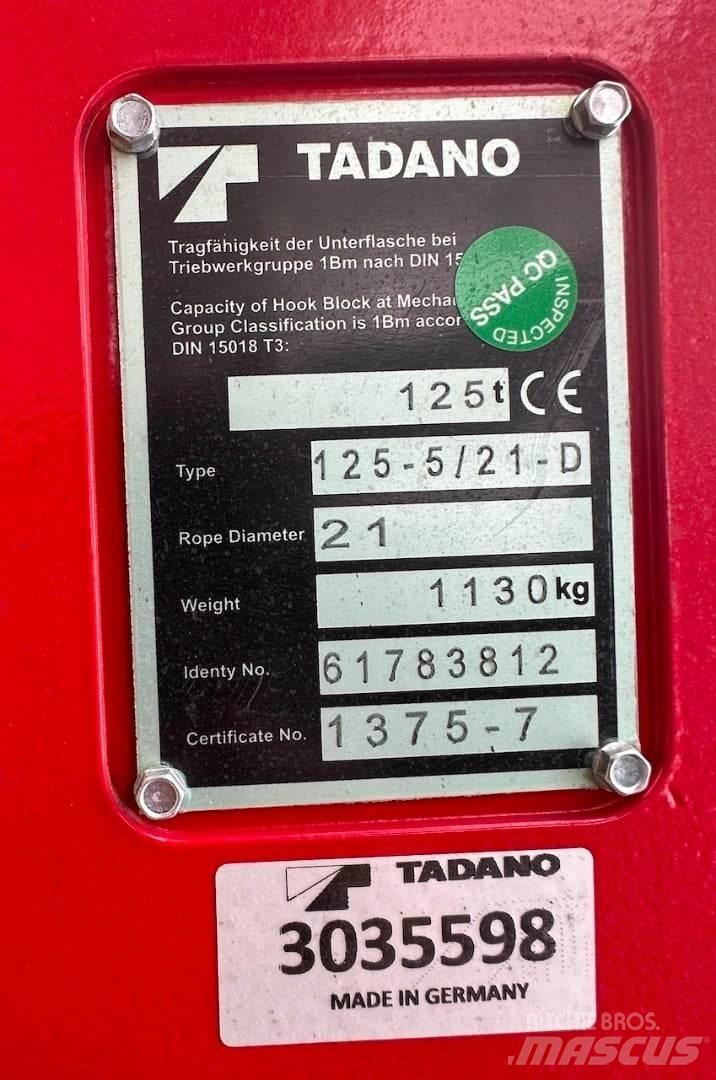 Tadano  Rezervni deli in oprema za dvigala