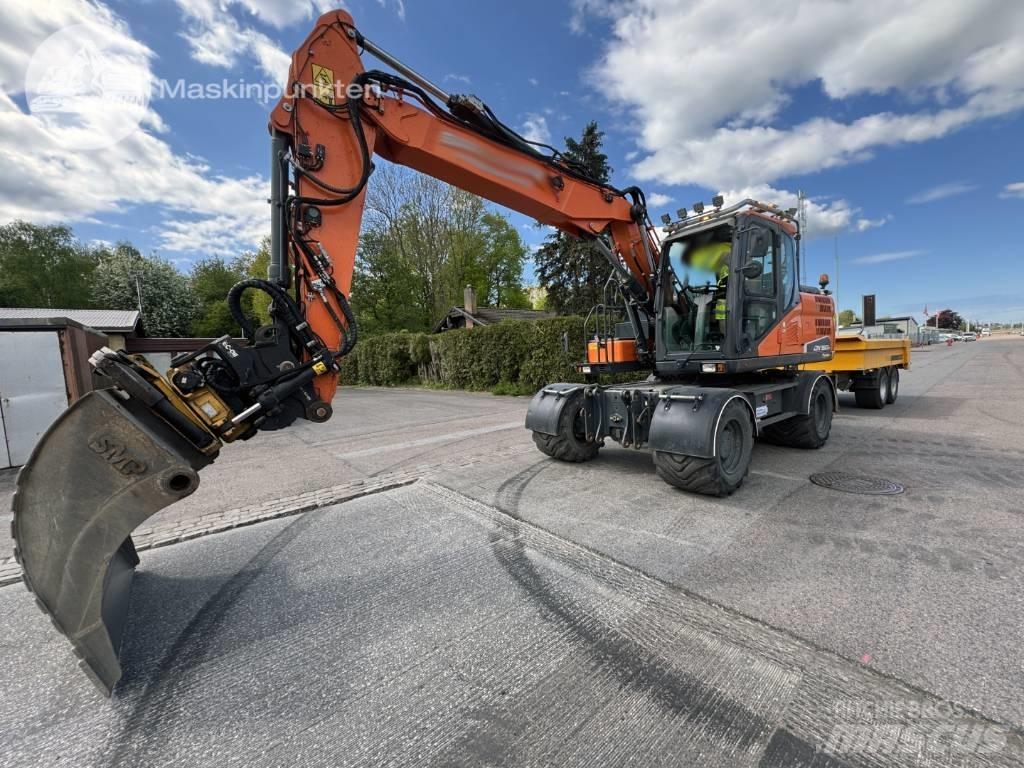 Doosan DX 160 W Bagri na kolesih