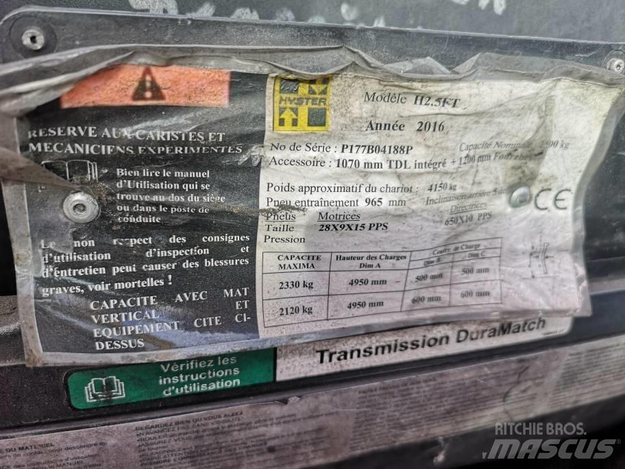 Hyster H 2.5 FT LPG Plinski viličarji