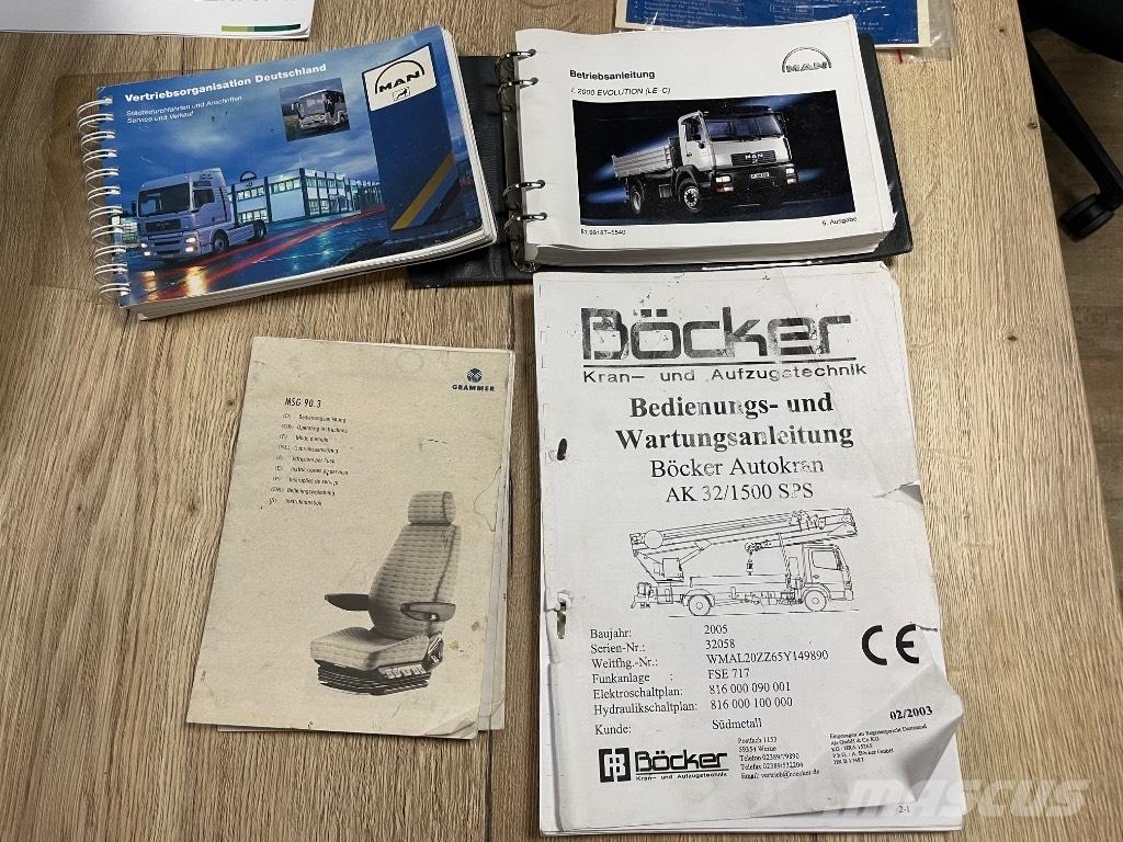 Böcker AK 32/1500 Rabljeni žerjavi za vsak teren