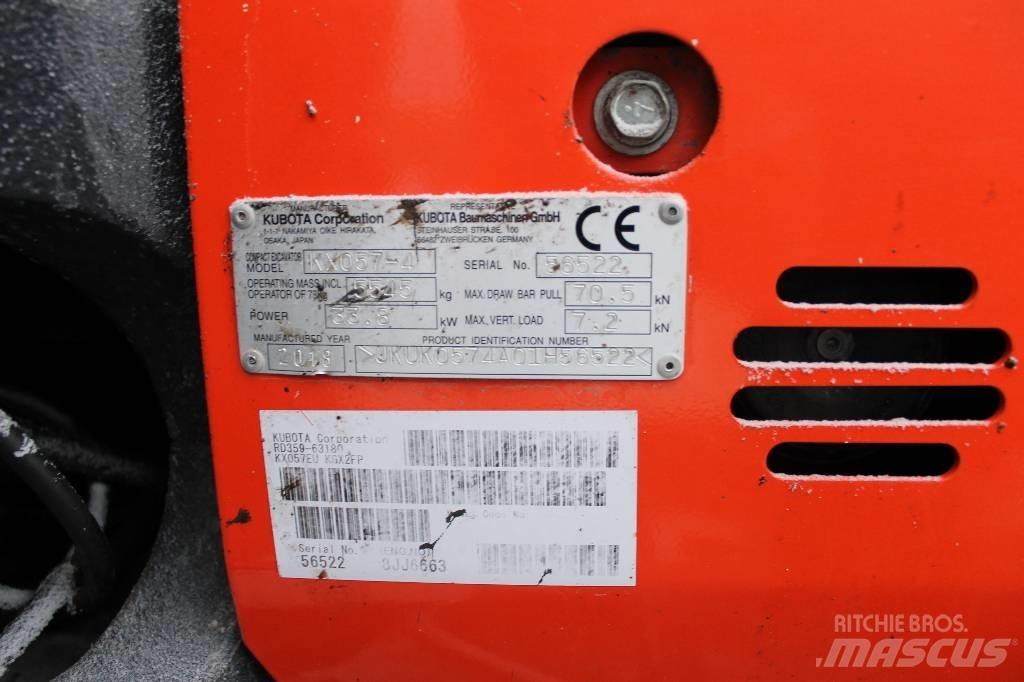 Kubota kx57-4 Mini bagri <7t