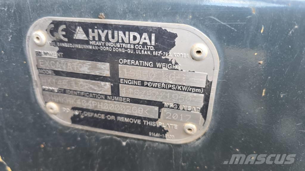 Hyundai HX 145 LCR Bagri goseničarji