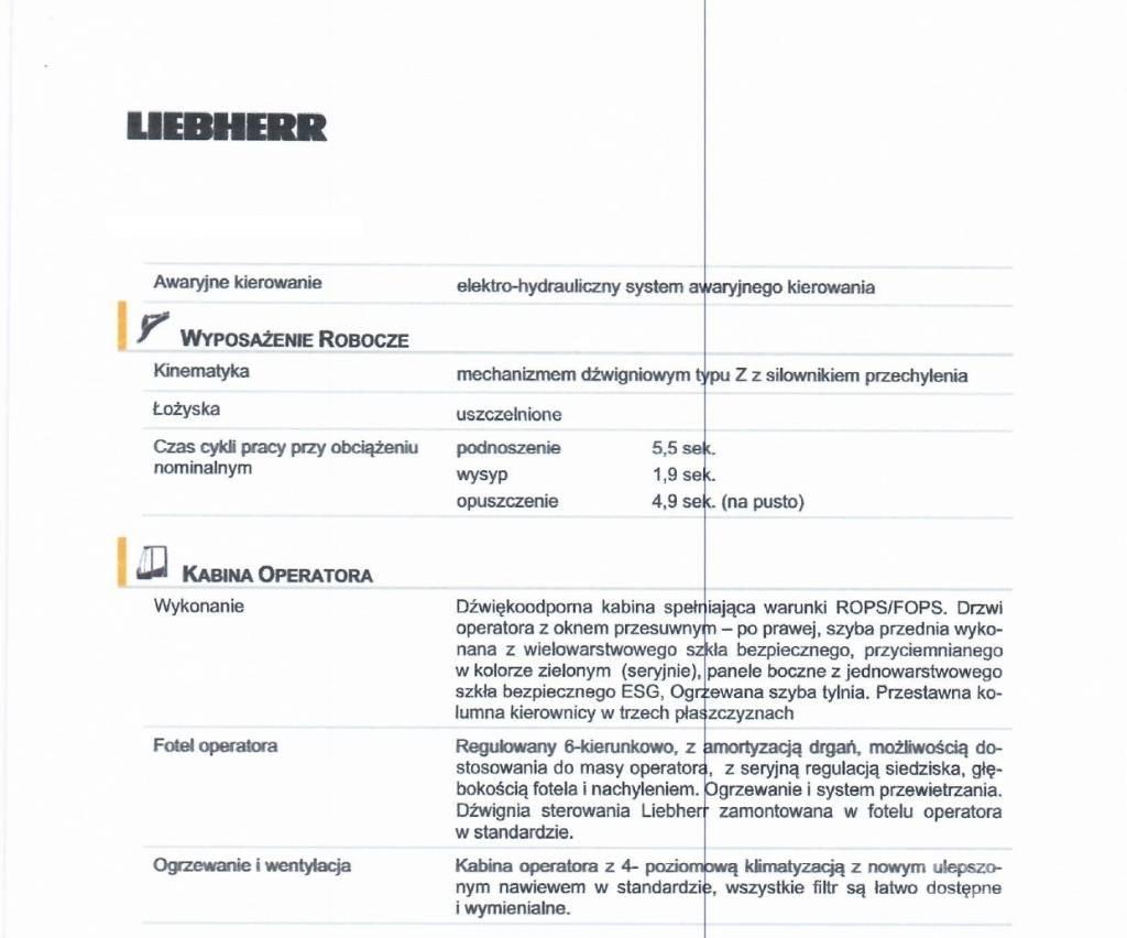Liebherr L 538 Kolesni nakladalci
