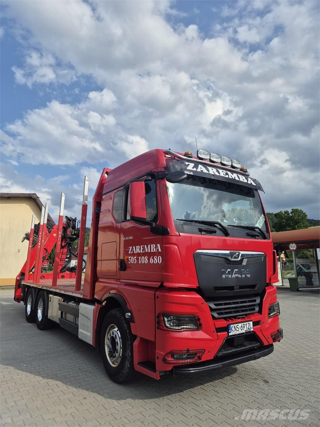 MAN TGX 26.580 Tovornjaki za hlode