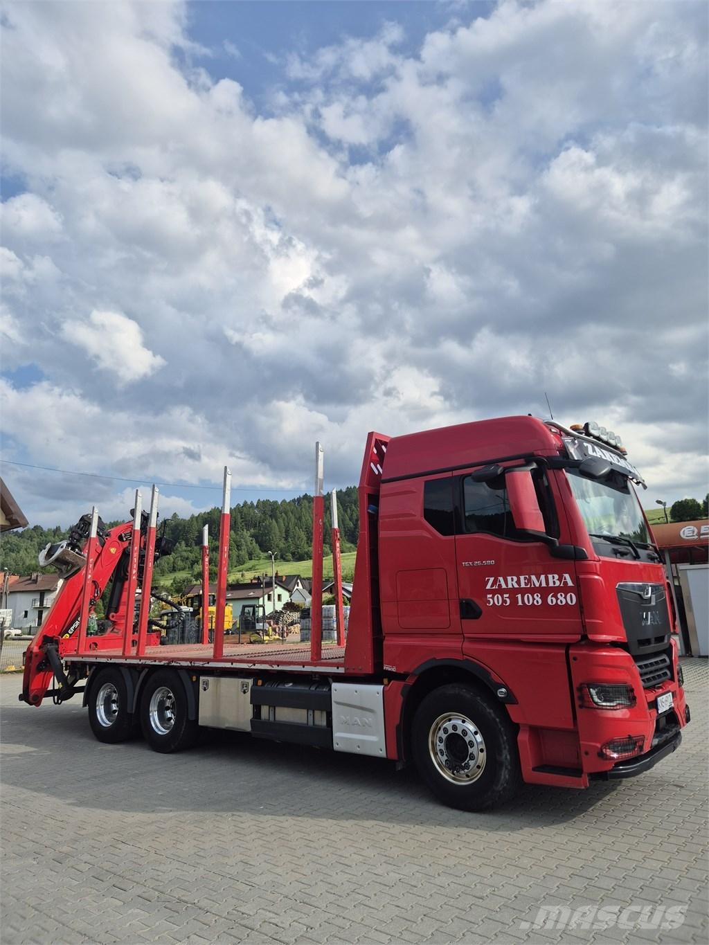 MAN TGX 26.580 Tovornjaki za hlode