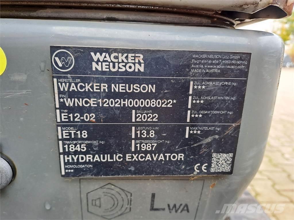 Wacker Neuson ET18 Bagri goseničarji