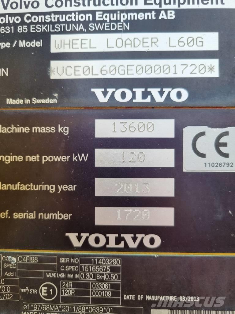 Volvo L 60 G Kolesni nakladalci