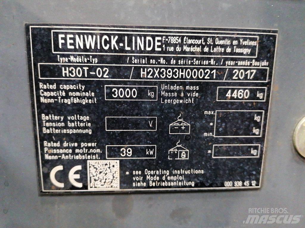 Linde H30T-02 Plinski viličarji