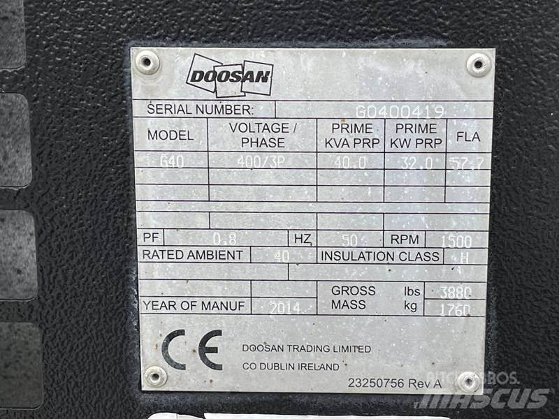 Doosan G 40 Dizelski agregati