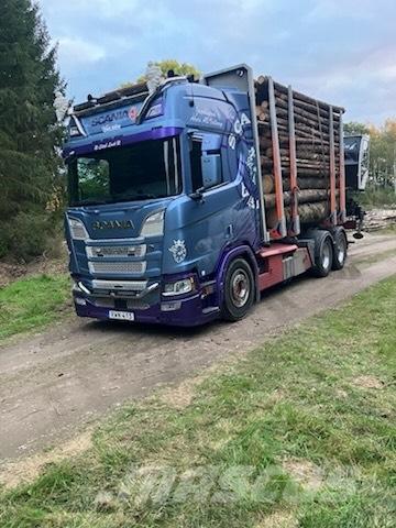 Scania R650B6X4NB Tovornjaki za hlode