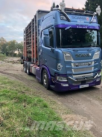 Scania R650B6X4NB Tovornjaki za hlode