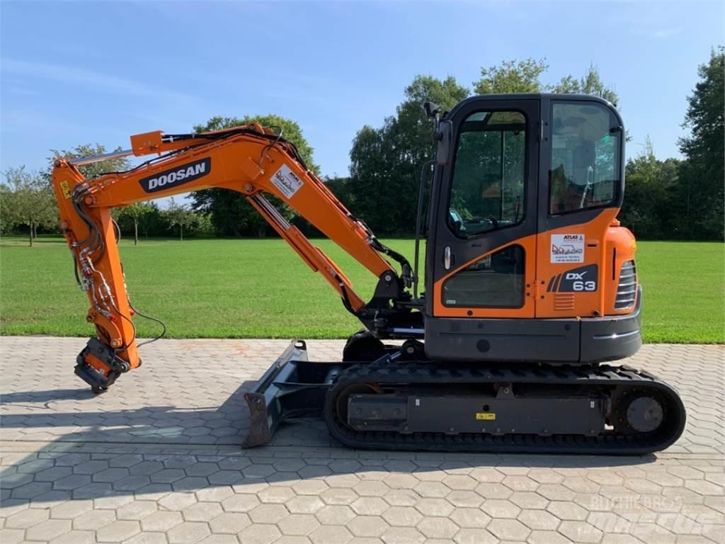 Doosan DX63-3 Mini bagri <7t
