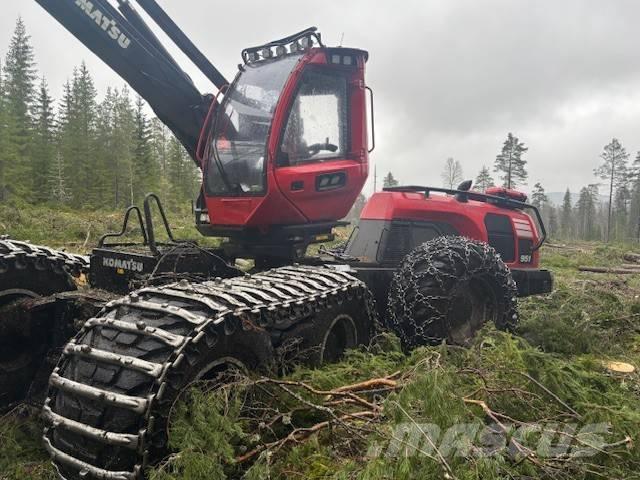 Komatsu 951 Harvesterji