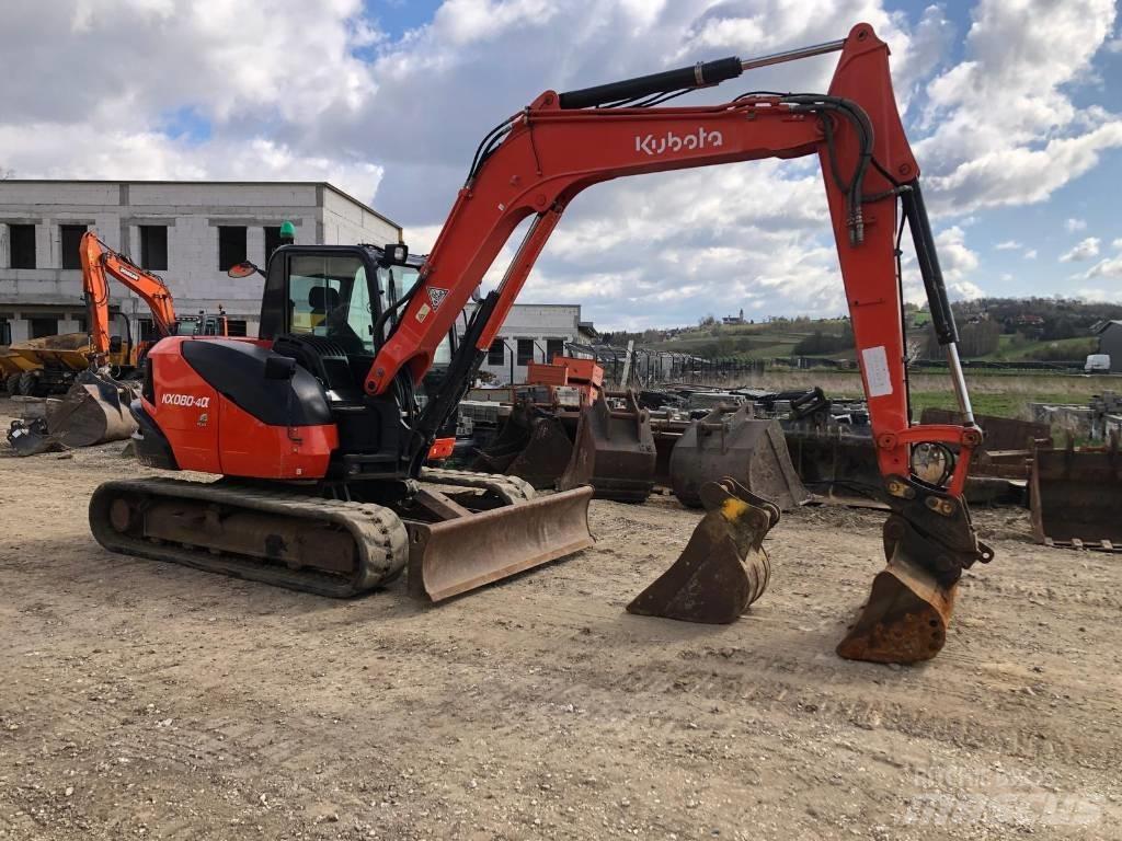Kubota KX 080-4 Bagri goseničarji