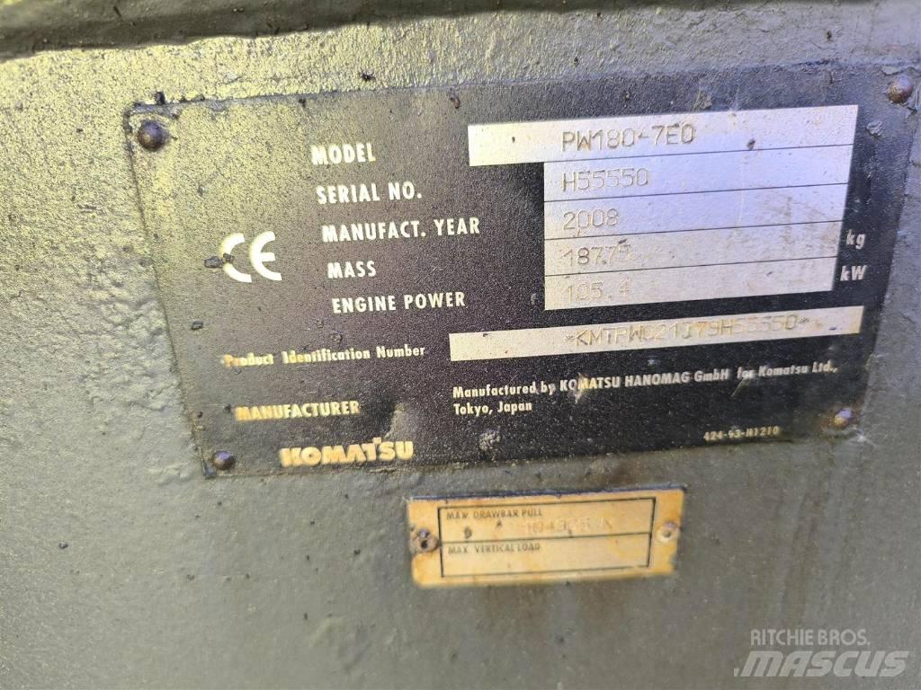 Komatsu PW 180-7 Bagri na kolesih