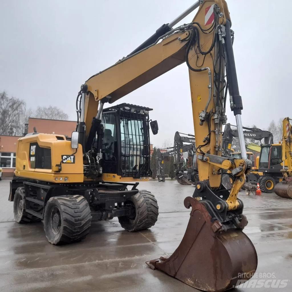 CAT M 318 F Bagri na kolesih
