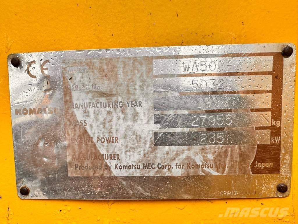 Komatsu WA500-3 Kolesni nakladalci