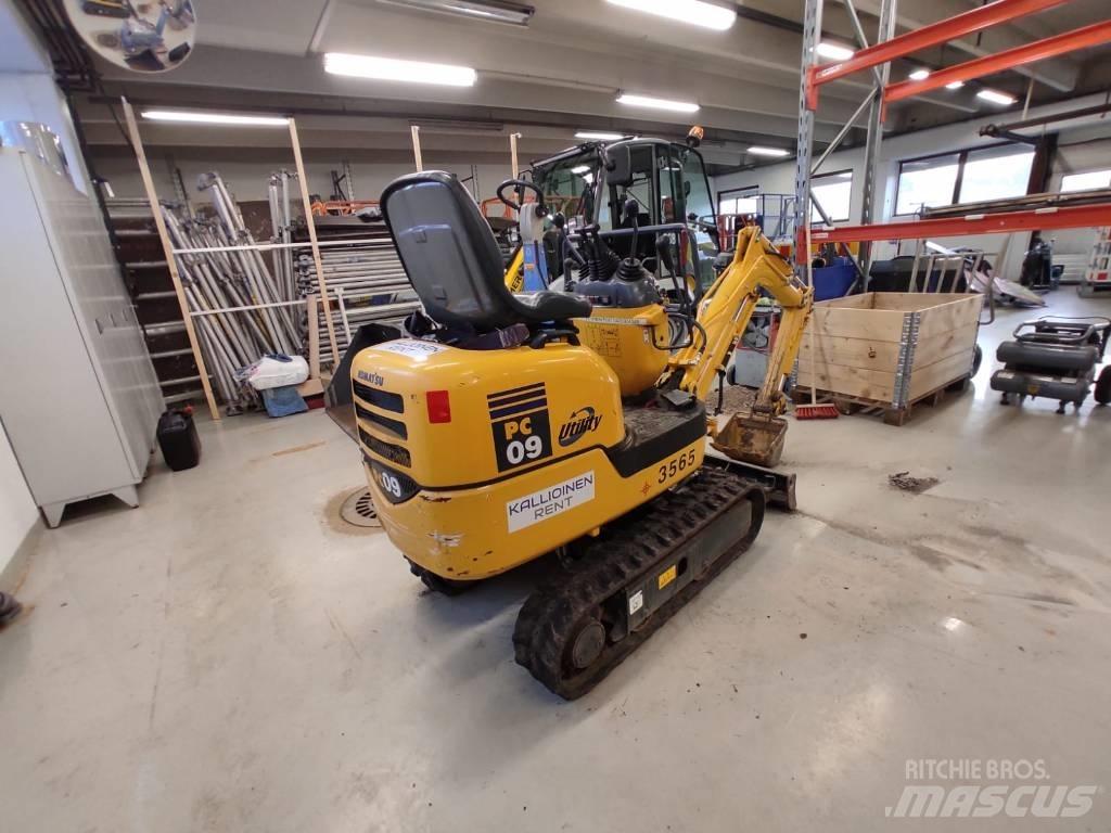 Komatsu PC 09-1 Mini bagri <7t
