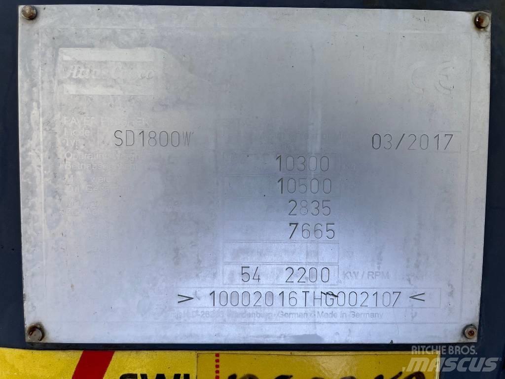 Dynapac SD 1800 W Asfaltni finišerji