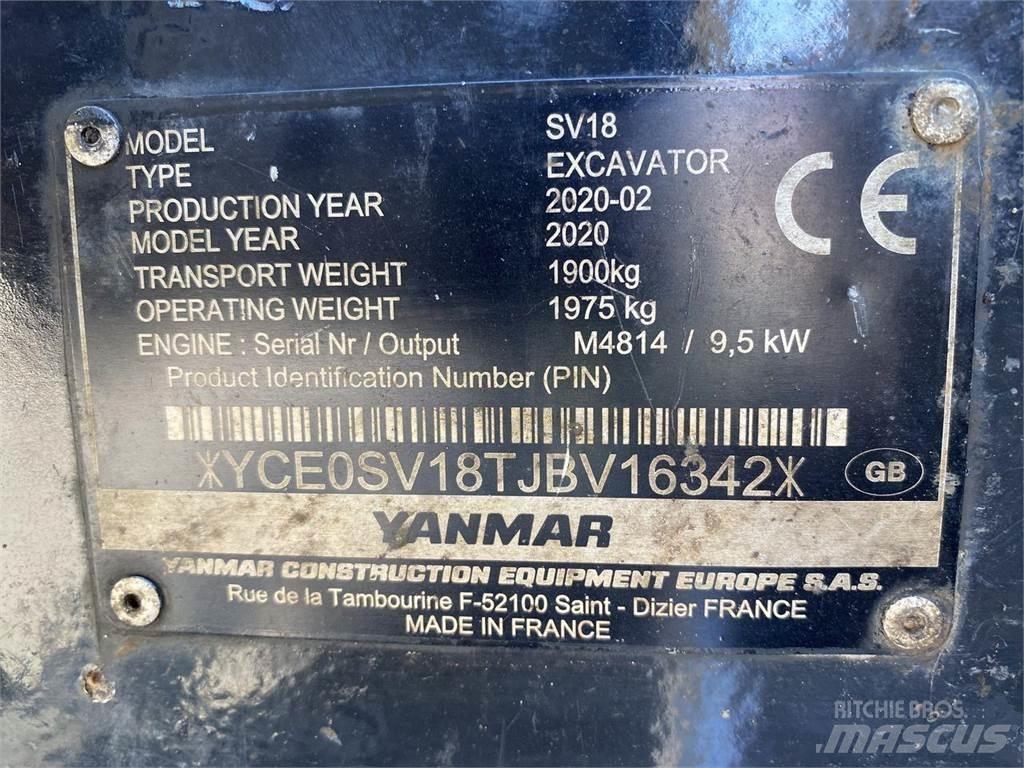 Yanmar SV18 Bagri na kolesih